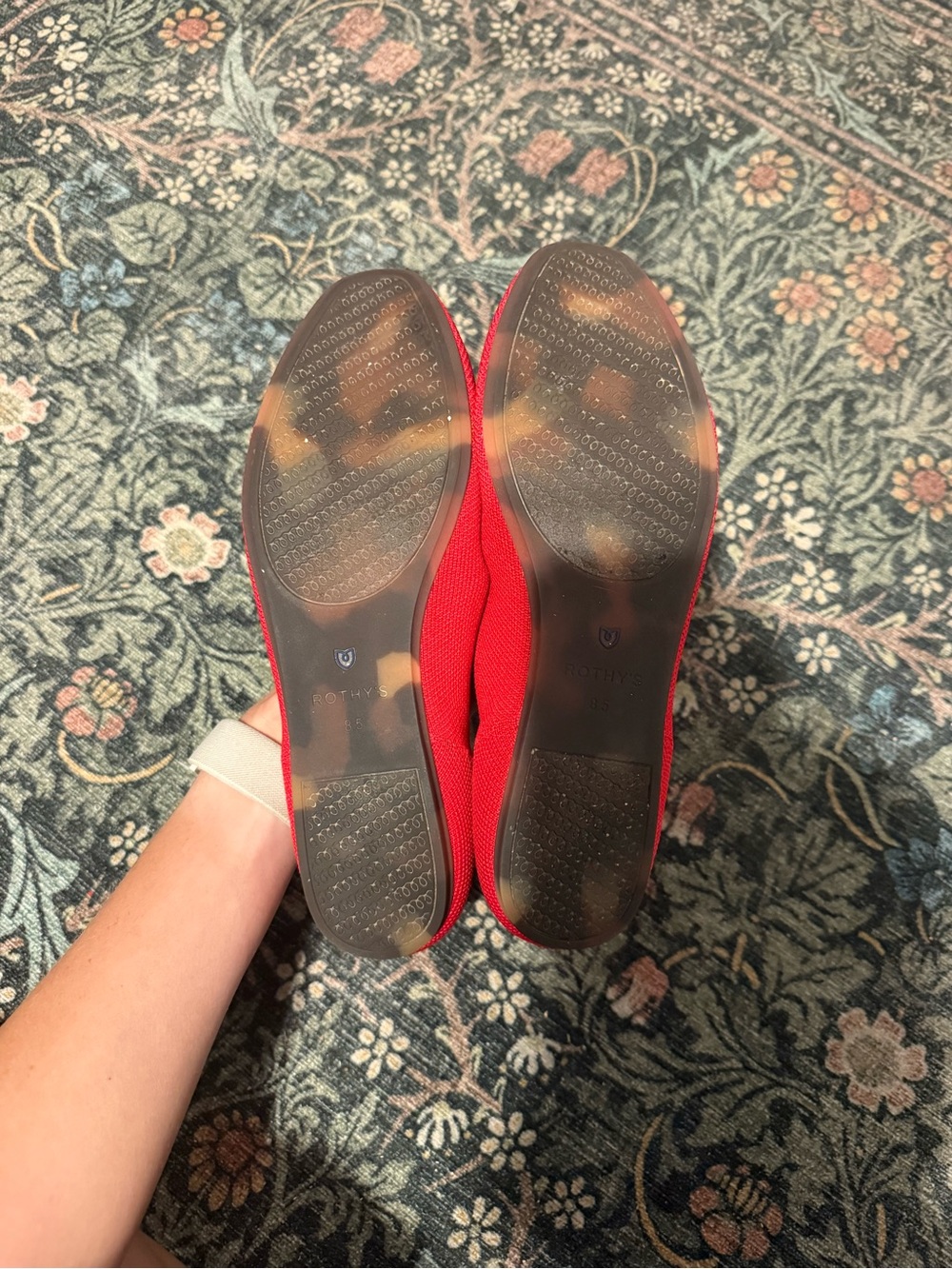 Rothy’s Mary Jane Flats - bright red - Picture 4 of 5